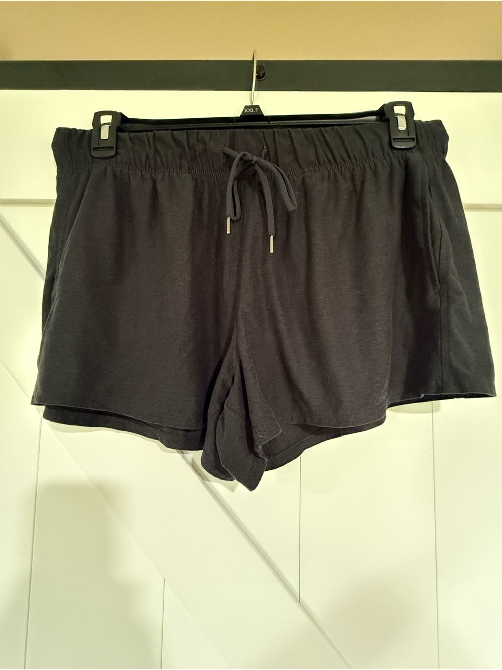 Athletic Works Black Drawstring Athletic Lounge Shorts